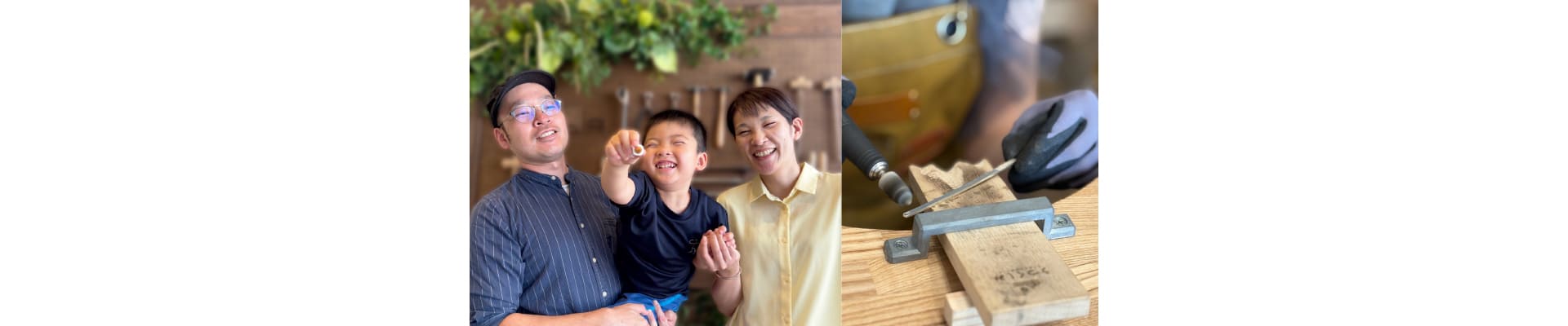 ふたりの絆を形にするペアバングル作り。「うつくしみ長崎店」なら記念日やお互いのイニシャルを刻印した特別なアイテムが手作りできます。デートや記念日旅行の思い出作りにぴったりのワークショップです。