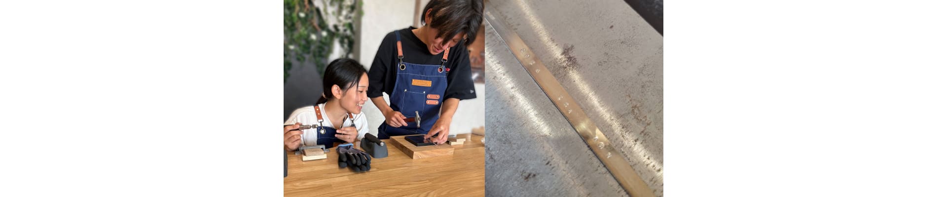 毎日身につけたくなる、私だけの手作りバングル。「うつくしみ長崎店」で真鍮やシルバーを使った本格制作体験。使い込むほどに味わいが増す一生もののアクセサリーを、自分の手で作ってみませんか？